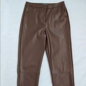 Primark Chocolate Brown Leather Pants